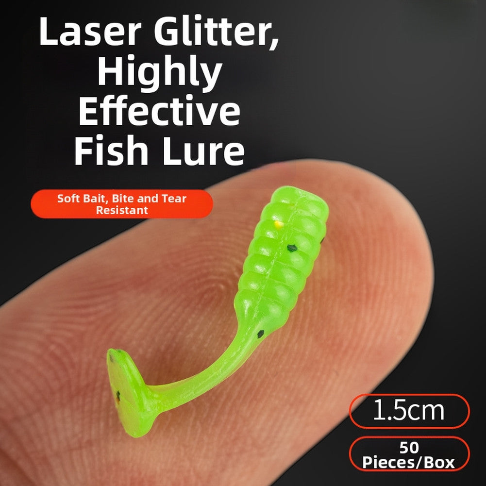 Soft TPE Bait T-tail Wobbler for Bass Fishing