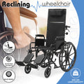 180° Reclining Transport Wheelchair