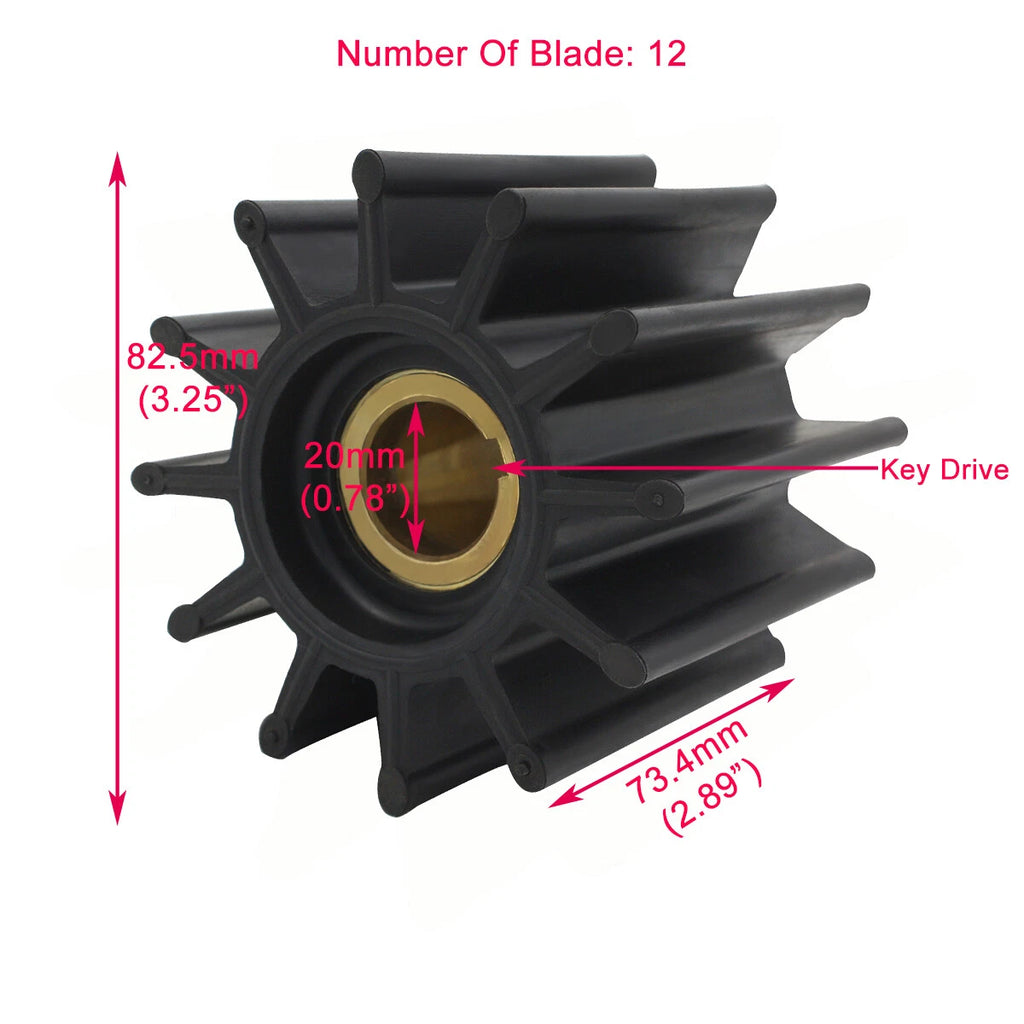 Impeller for Sherwood/Jabsco CEF 500164, CAT 1W5664, 3802444