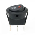 Fog Light Switch Switch Round 23mm Fog Light For Car Van Truck Black