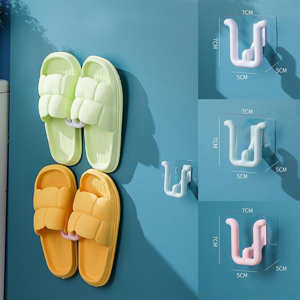 Non-Punched Wall Mounted Slippers Hook