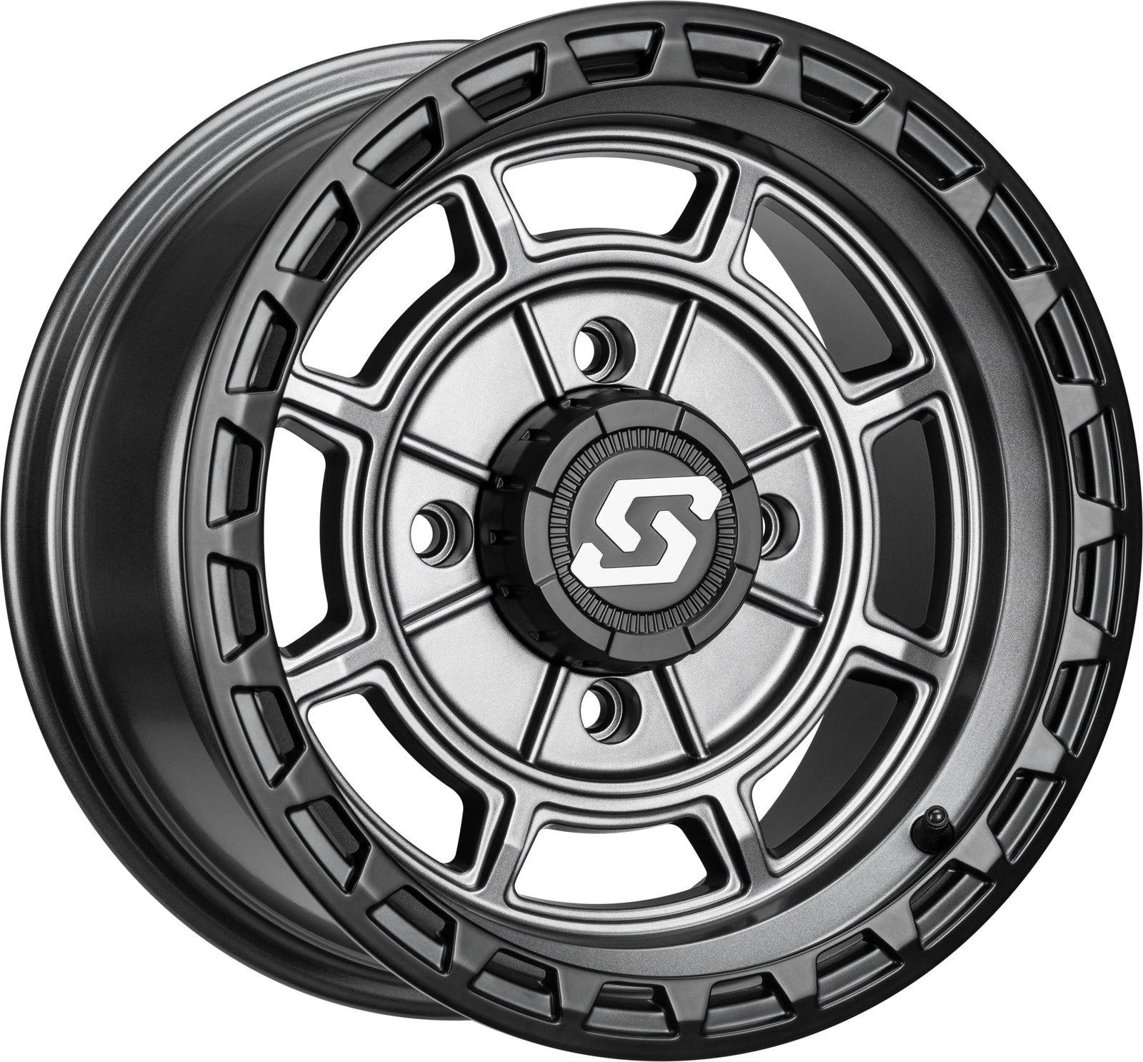 Sedona Rift Wheel 15x7 4/137 5+2 Offset Carbon Grey For Atv/utv