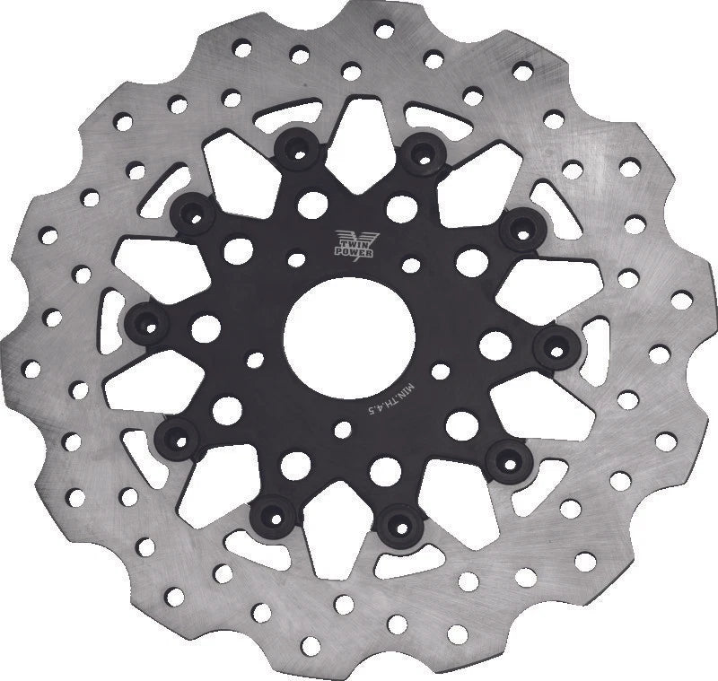 Twin Power 08-13 Flh Flt 08-16 Flhr 06-17 Dyna Front 11.8 Scalloped