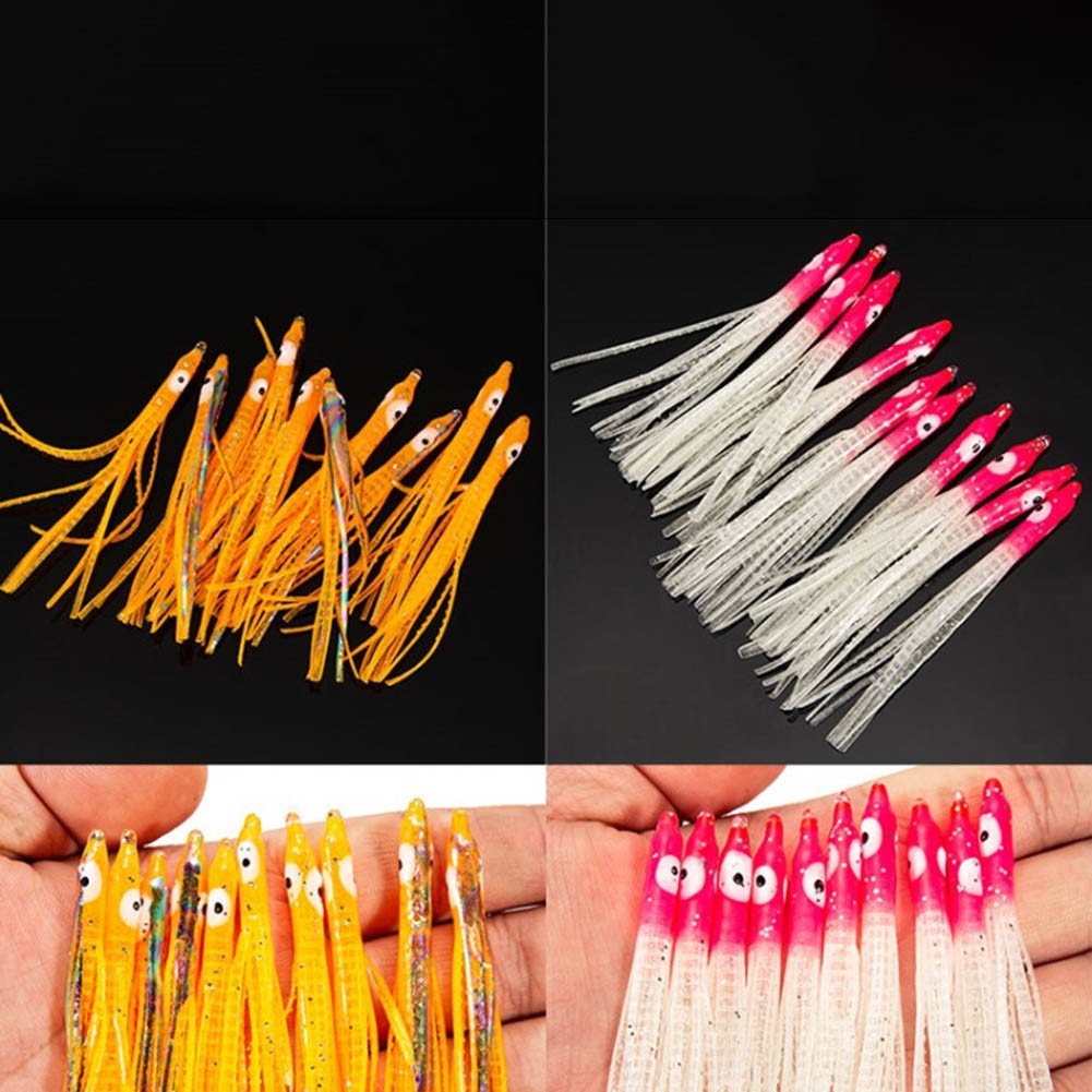 Fishing Baits PVC Replacement Squid Parts