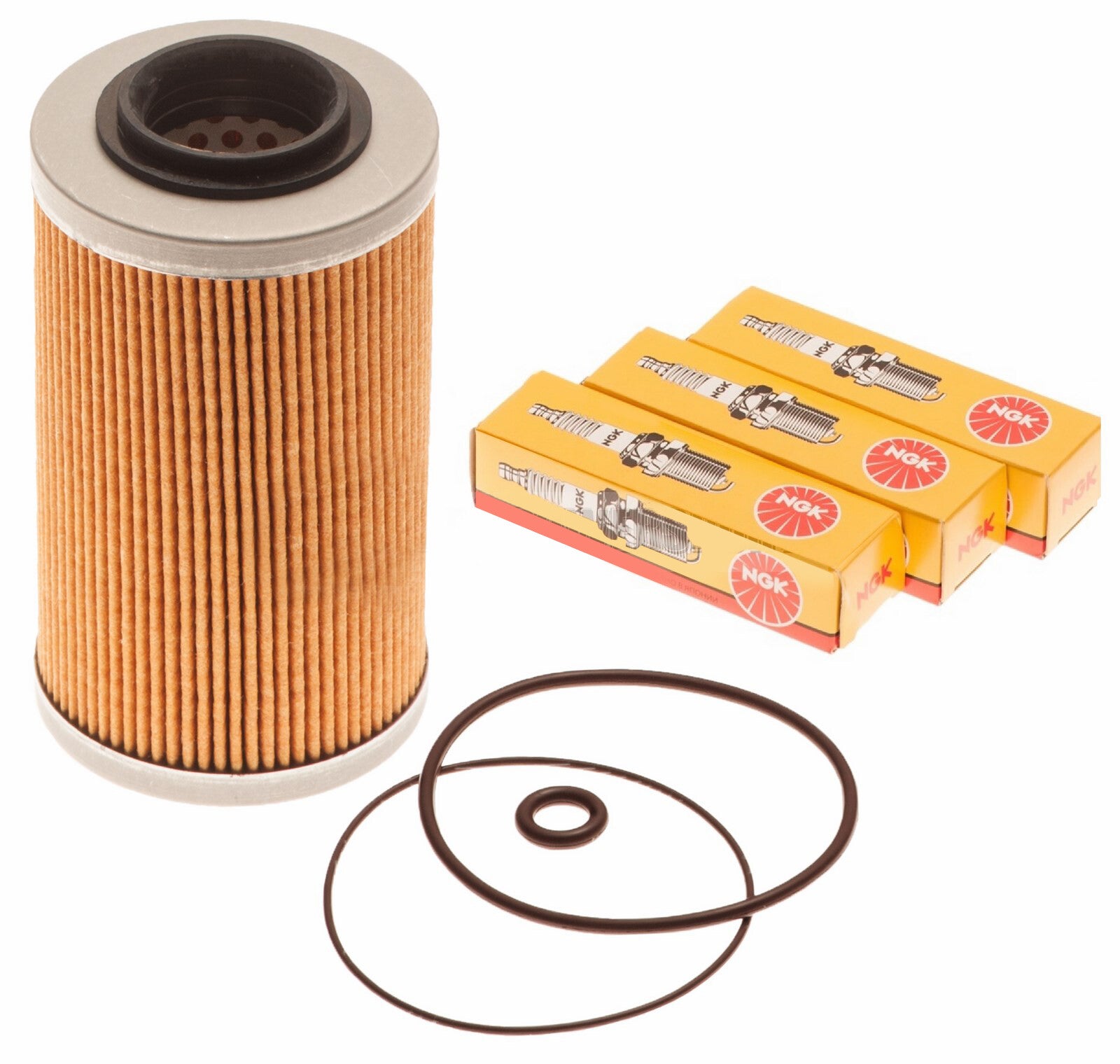 Sea Doo 4-Tec Maintenance Kit Oil Filter & NGK Spark Plugs by Sea Doo