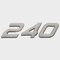 Premier Pontoon Boat Raised Emblem Decal 70010530 | 240 Sticker Silver
