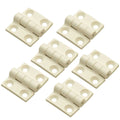 Boat Butt Hinge 1 1/2 x 1 3/8 Inch Plastic Off-White
