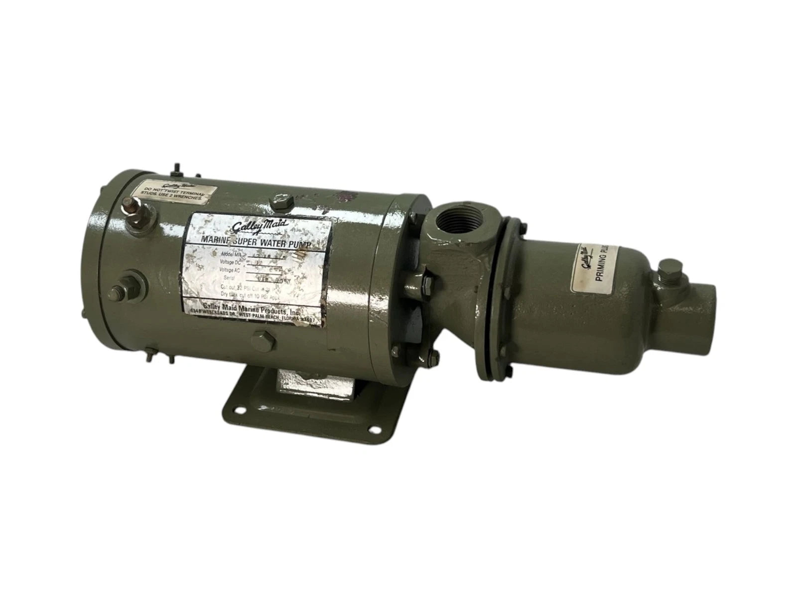 Galley Maid Water Pressure System Pump 10 Gpm 12V, Mr Series Rebuilt