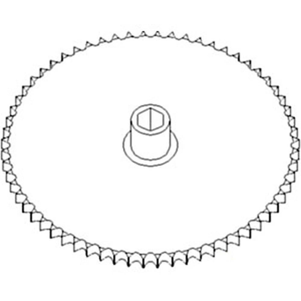 Wn-199729c1-pe<wbr/>x Corn Head Cross Auger Drive Sprocket Fits
