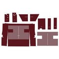 C86m Cab Kit, Maroon Basketweave Vinyl Fits International