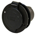 Charge Inlet 150CC Marinco Black Front Mount by Marinco