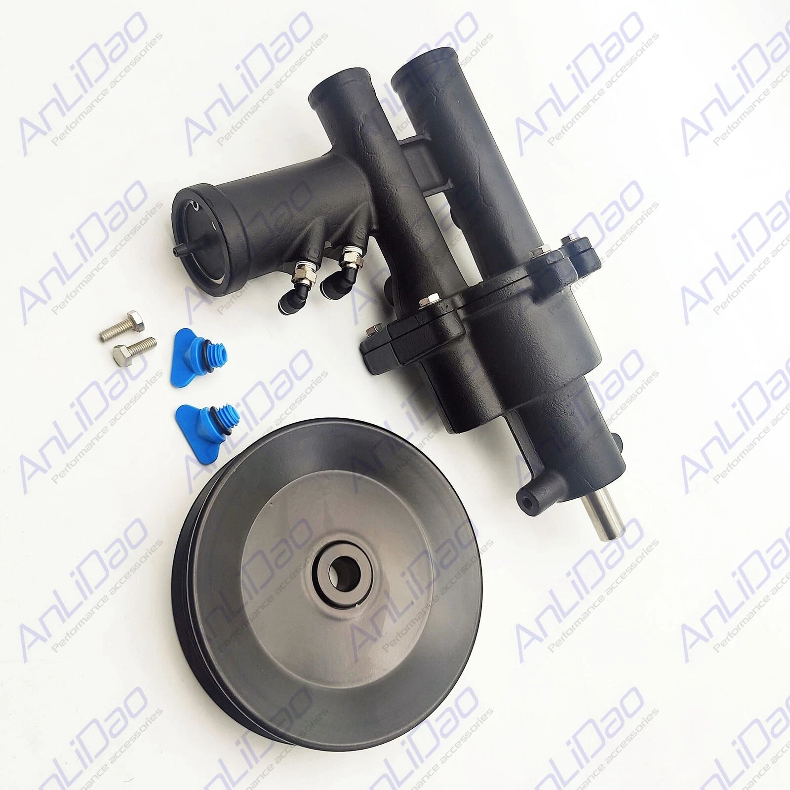 Fit Mercruiser Sea Water Pump With Pulley 46-8m0137218 46-8m0139997