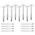 Chrome T Style Hold Down Kit For Chevrolet 283 327 350 For Sbc V8