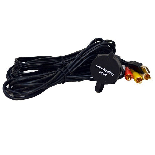 Boat USB / Auxiliary Dash Receptacle 1 5/8 Inch