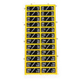 Fitness Equipment Number Sticker Labels