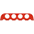 Legend Bass Boat Rod Rack Panel | Cherry Red 14 1/2 X 3 Inch