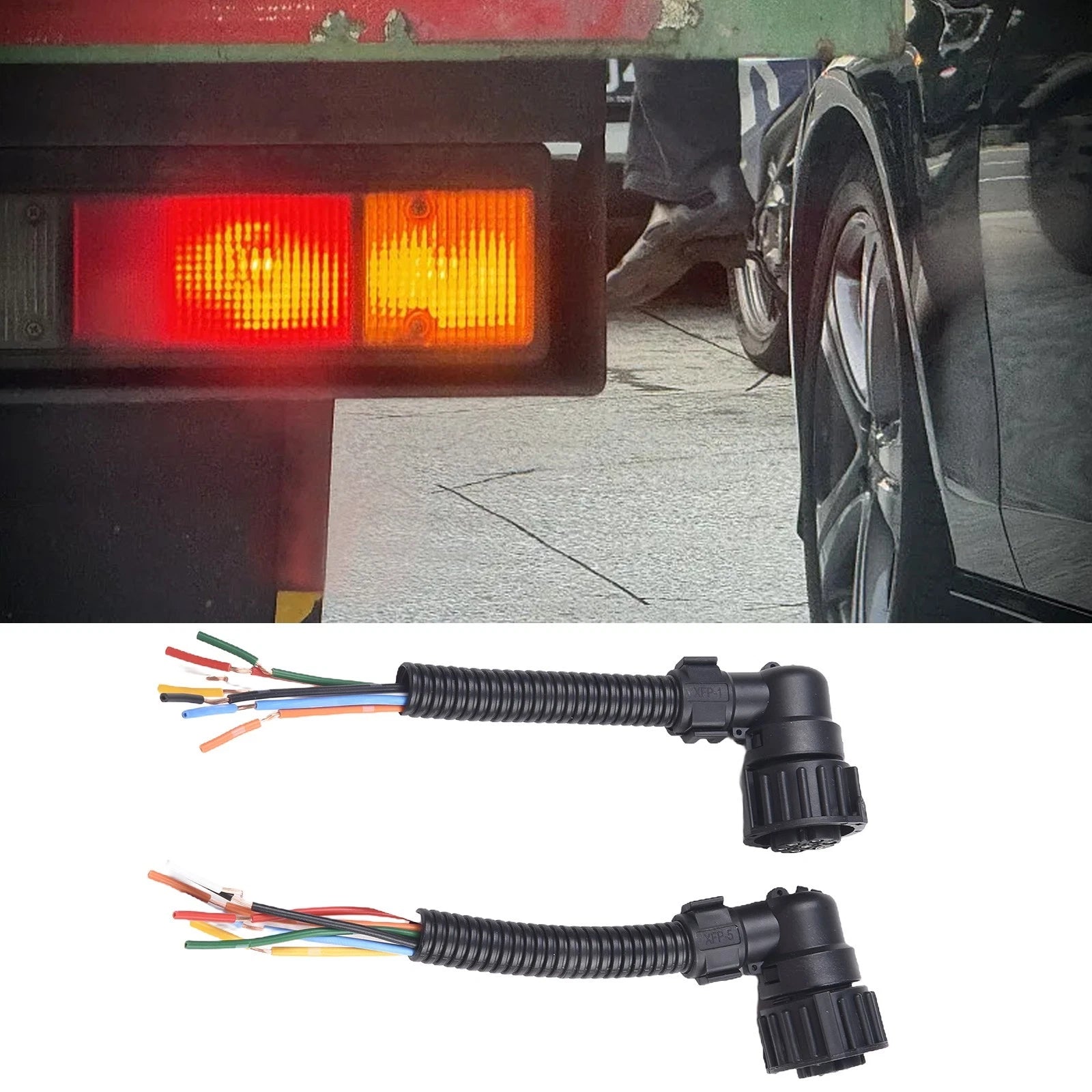 For Sprinter Rear Tail Light Connector Base With 7 Pin Interface