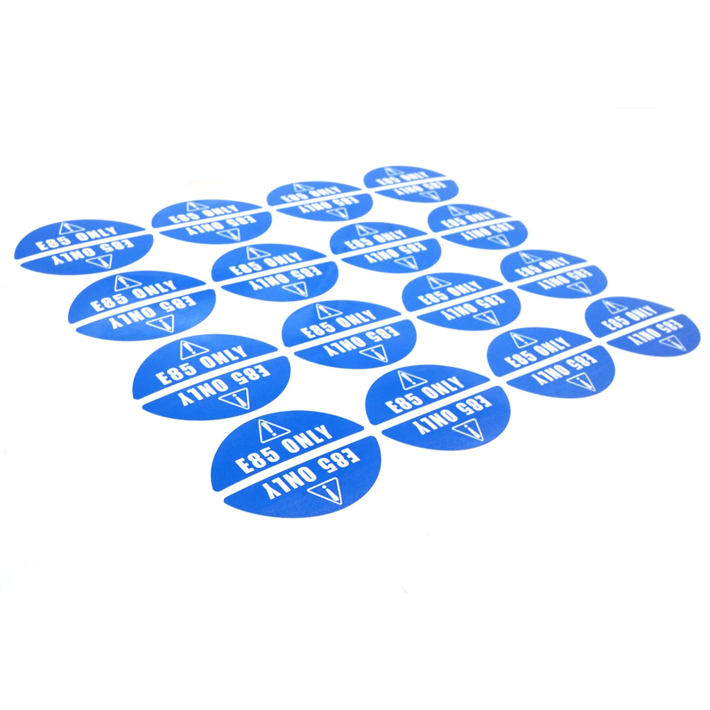 E85 Only Sticker Die Cut Decal for Clean Energy Ethanol