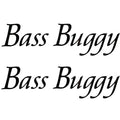Sun Tracker Boat Decals 158041 Bass Buggy 16 1/4 x 4 3/4 Inch Pair by Sun Tracker