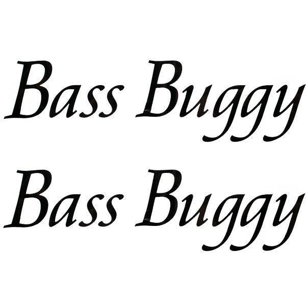 Sun Tracker Boat Decals 158041 Bass Buggy 16 1/4 x 4 3/4 Inch Pair by Sun Tracker