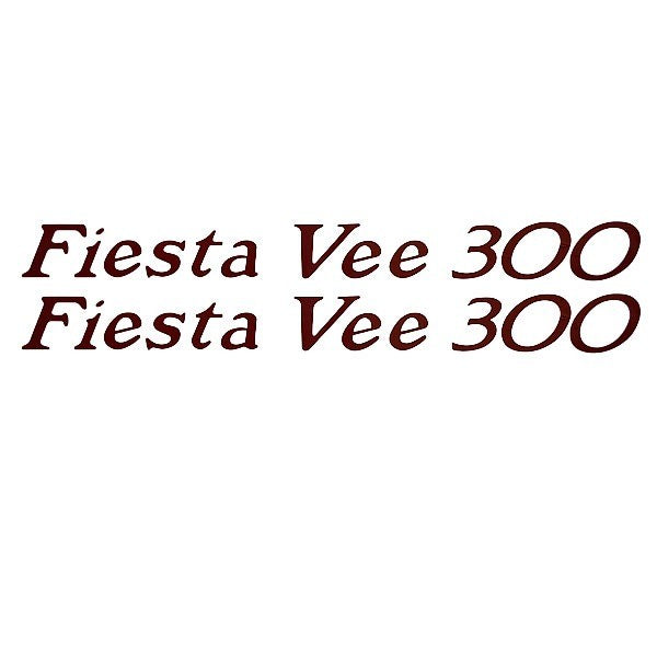 Boat Brand Decal Rinker Fiesta Vee 300 by Rinker