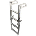 Dockmate Pontoon Boat Folding Ladder 4 Step by Dockmate