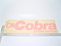 Omc Cobra Sterndrive Motors 37-1/2"x12" Red Wall Sticker