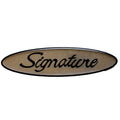 Lund Boat Raised Decal Signature 5 x 1 1/4 Inch Pewter Black by Lund