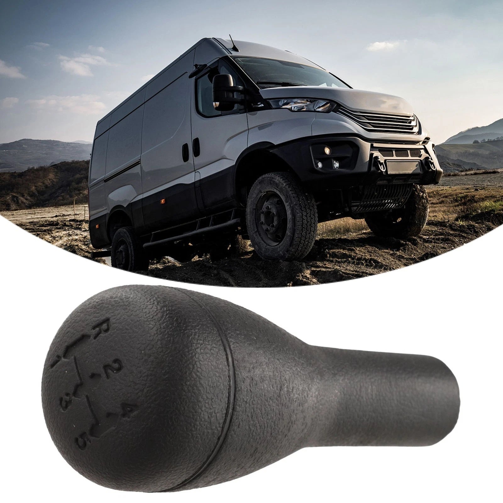 Black 5 Speed Manual For Shift Knob For Iveco For Daily And For Rango