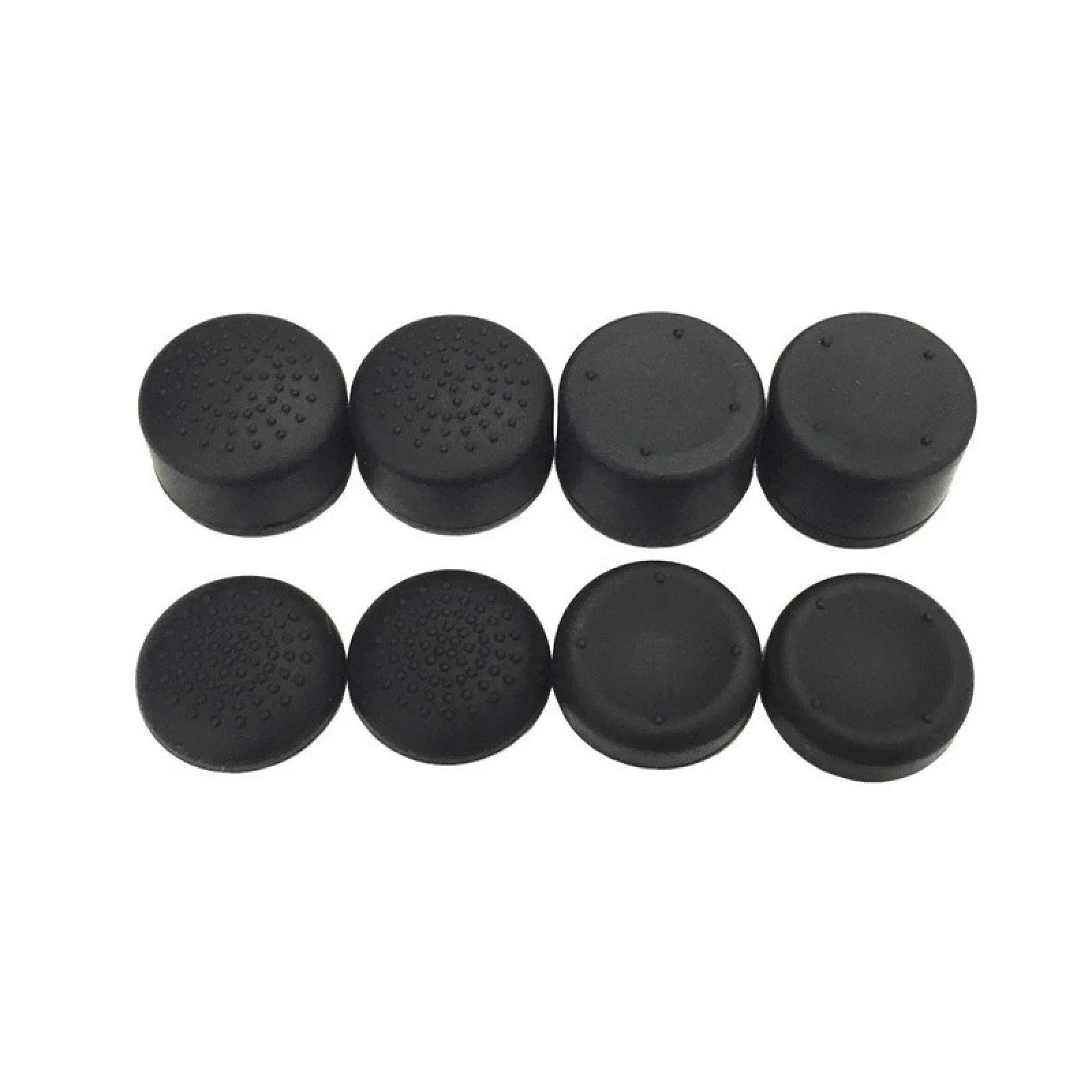 8*joystick Cap Cover For Nintendo Switch Joy-con Black Silicone Thumb