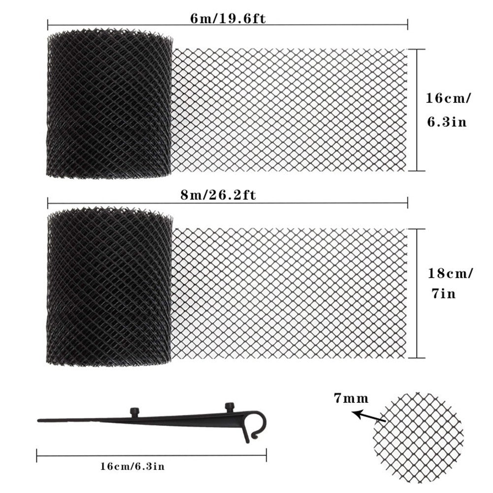 Gutter Guard Black Installation