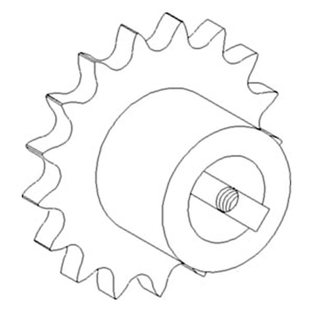 Ah128074 Sprocket, Countershaft Drive, Unloading Auger (Rice)