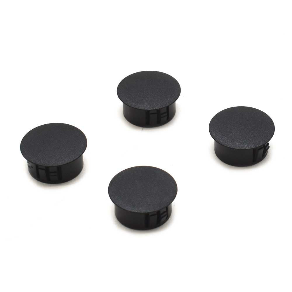 Heyco Boat Plug Caps 1 Inch Black Nylon Set of 4 by Heyco