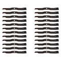 24 Pack Mower Blade K5677-34340 Fits Kubota B2150d, F2560, F3060, Pro