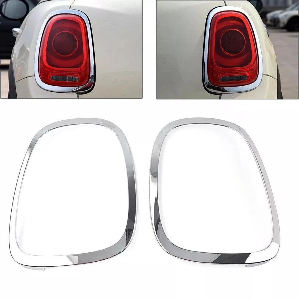 Stylish Silver Trim Cover For Bmw For Mini F55 F56 Rear Taillight
