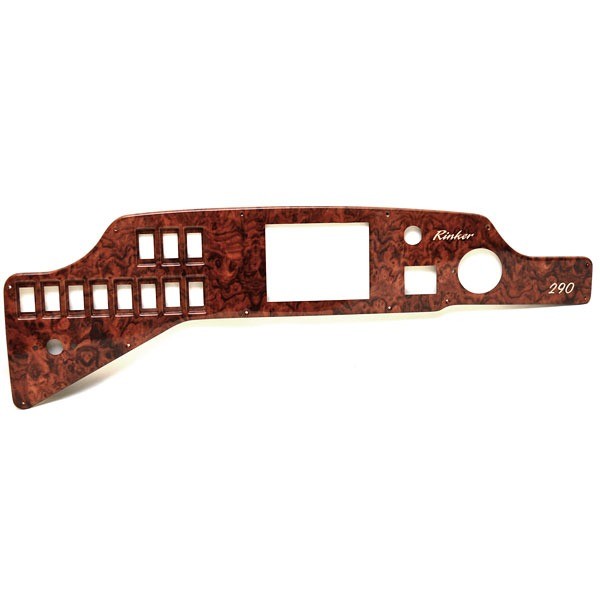 Rinker Boat Blank Dash Panel 290 Fiesta Vee Woodgrain by Rinker