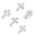 5in1 Diy Silicone Cross Resin Mold Jewels Epoxy Making Casting Mould