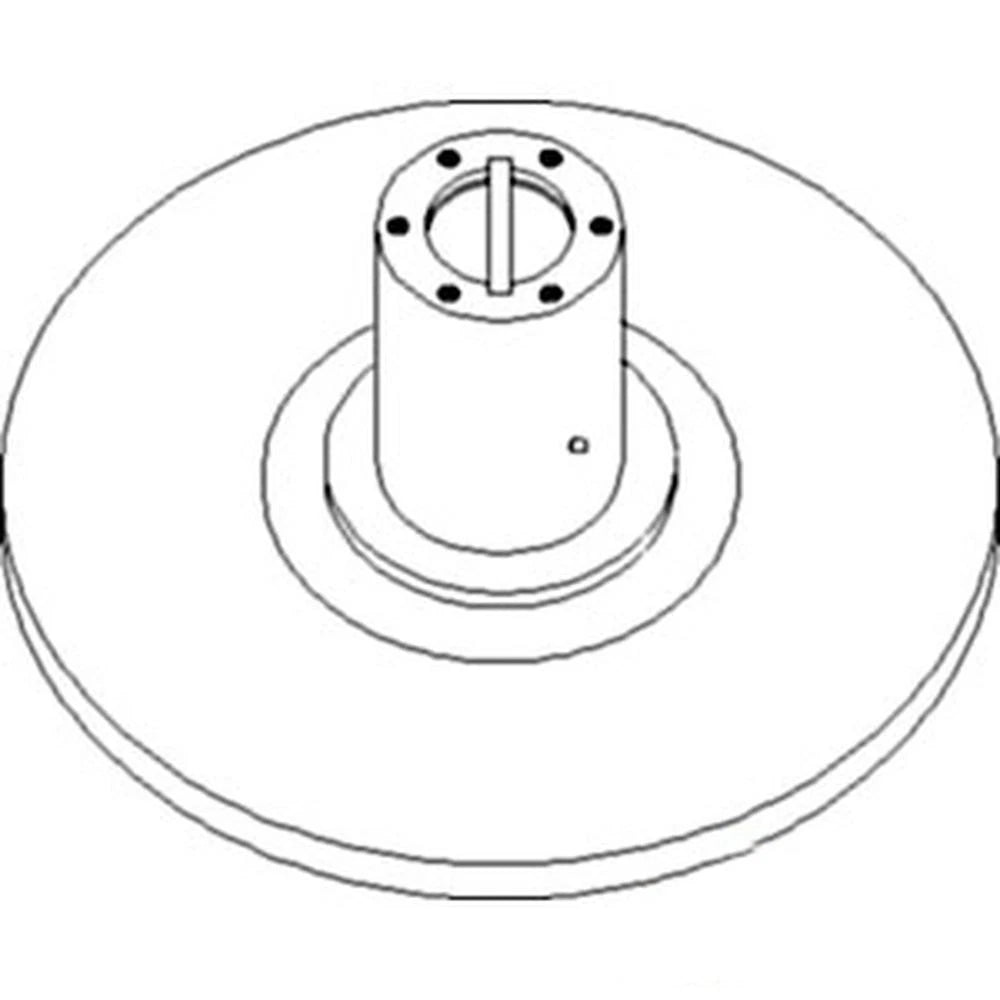 H201579 Inner Half Sheave Fits John Deere Combine Feeder House 9450