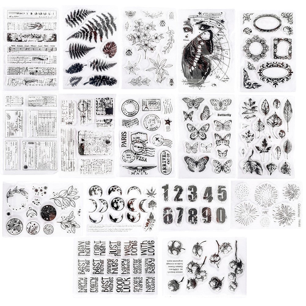Clear Rubber Stamp for Scrapbook Decoration