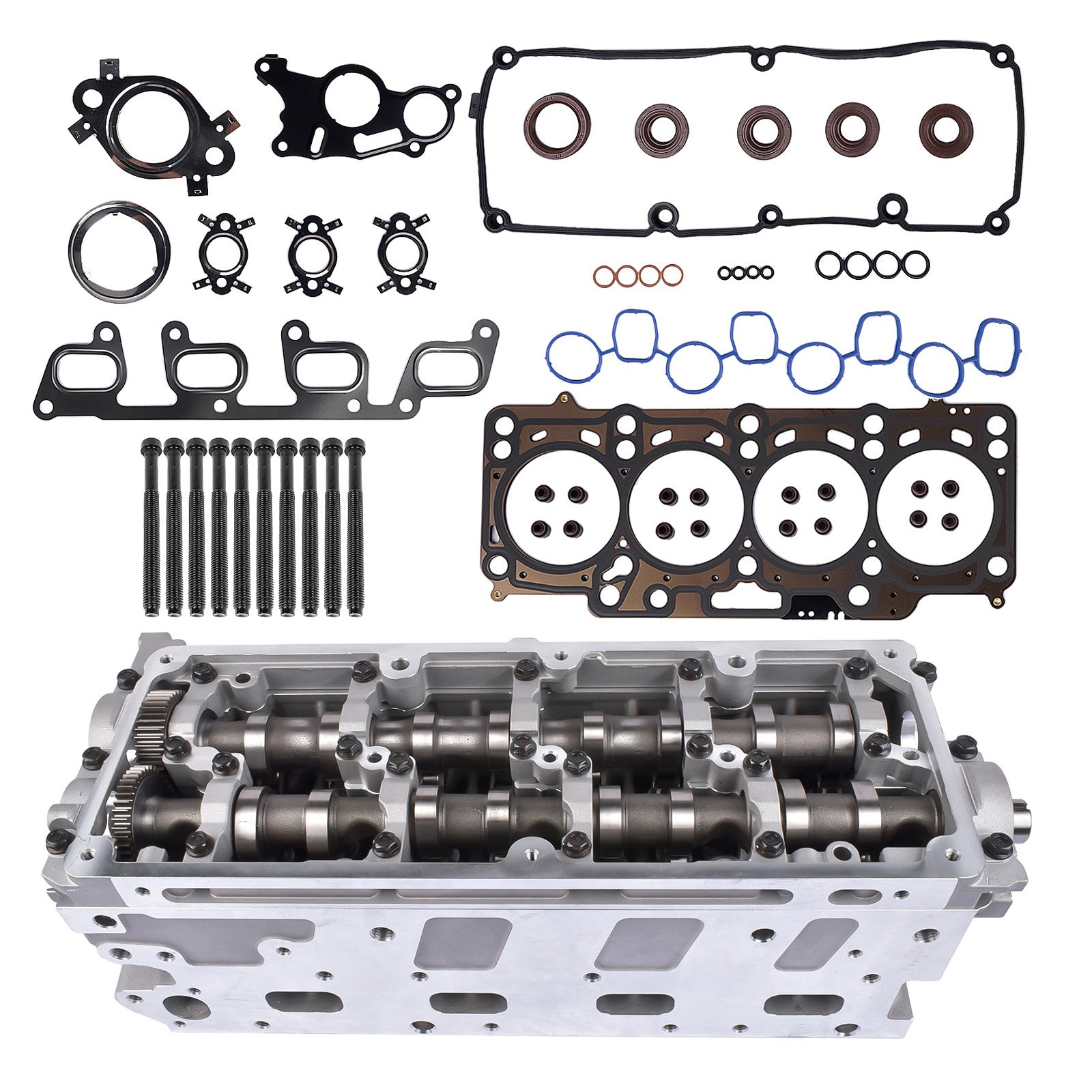 Cylinder Head w/Valves for Audi A3 A4 A6 2.0TDI by Audi