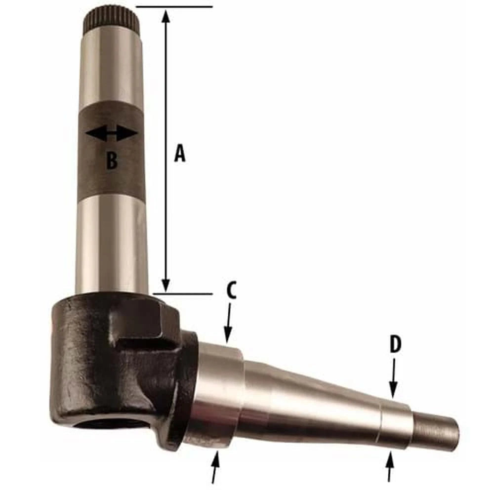 Ha1259519 Spindle, 2wd, Lh Or Rh Fits Case Ih