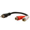 ASA Boat Double RCA Coupler 6 Inch by ASA