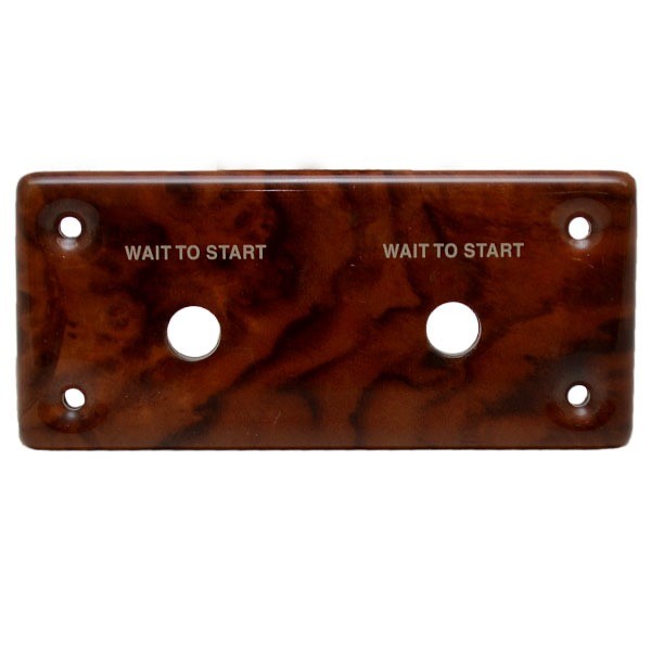 Dash Panel Rinker Wait To Start Plastic by Rinker