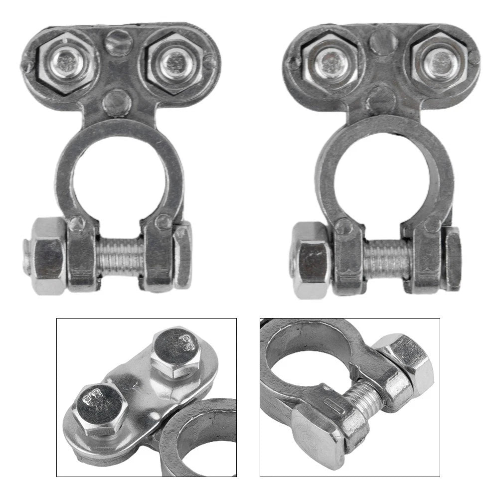 Premium Battery Terminals Connectors Clamps For 12V Cars Caravans