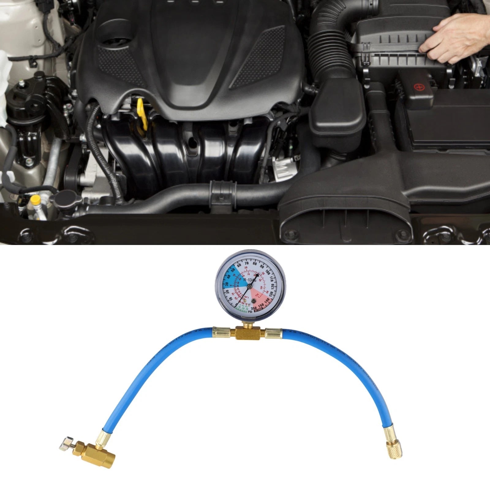 Easy To Use Car Air Conditioning Recharge Kit Accurate And Precise