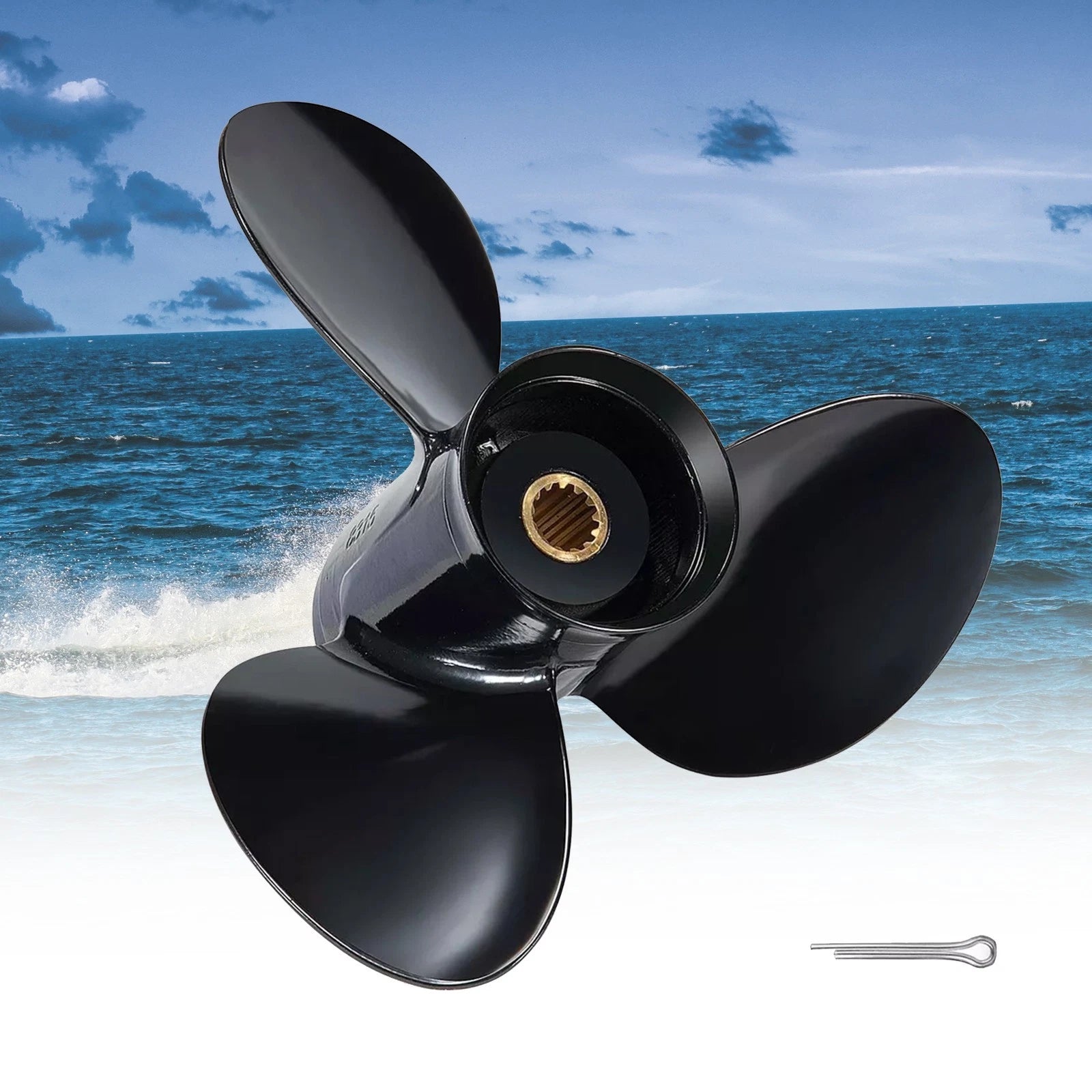 12 1/2x13 Boat Propeller For Brp Johnson Evinrude Omc 40-75hp 13tooth
