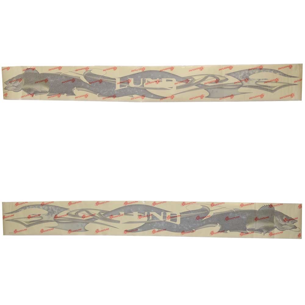 Lund Boat Graphic Decal Pro V SE Gray Purple by Lund