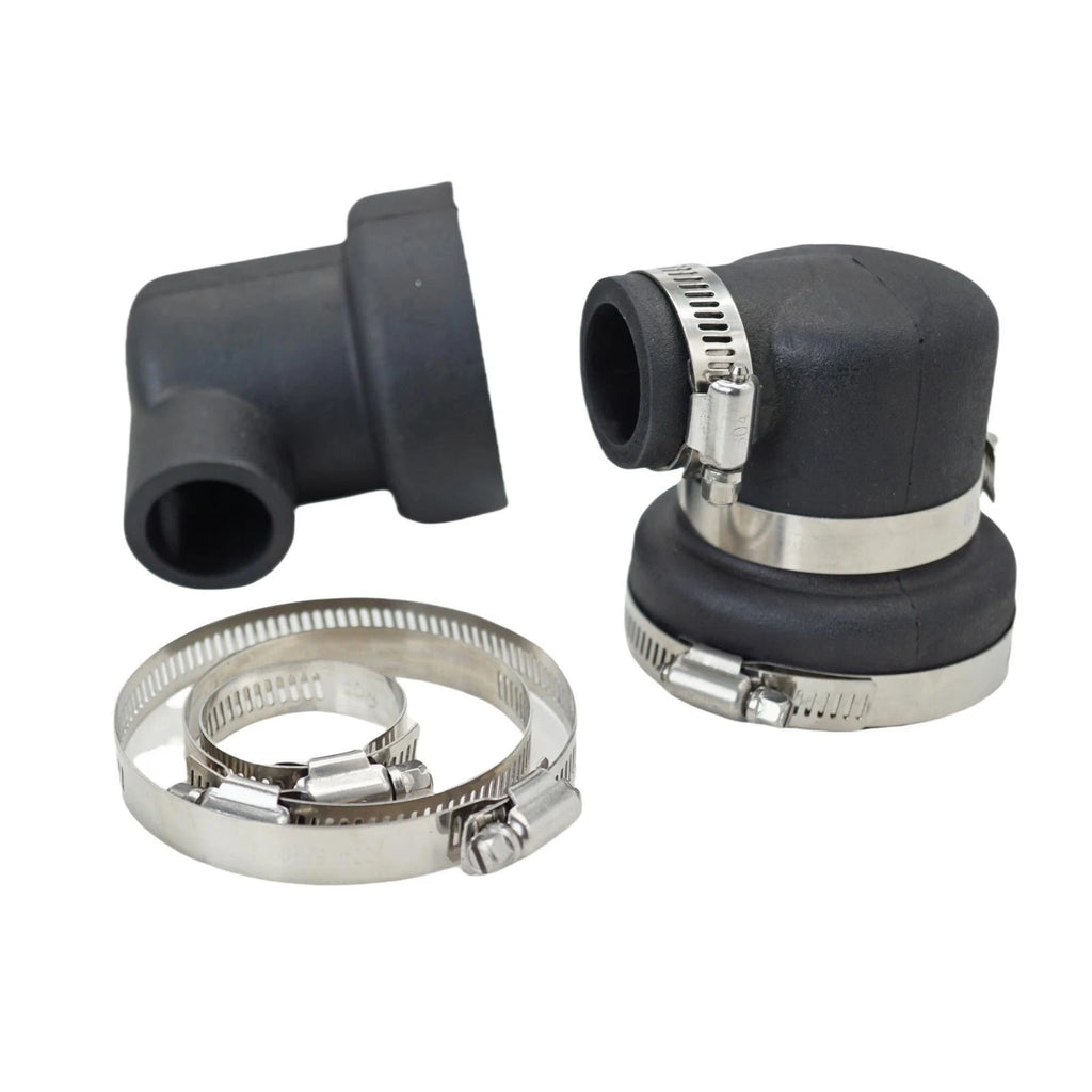 90° Heat Exchanger End Cap for Bowman 3186NP Volvo 28mm/70mm ID 2Pcs