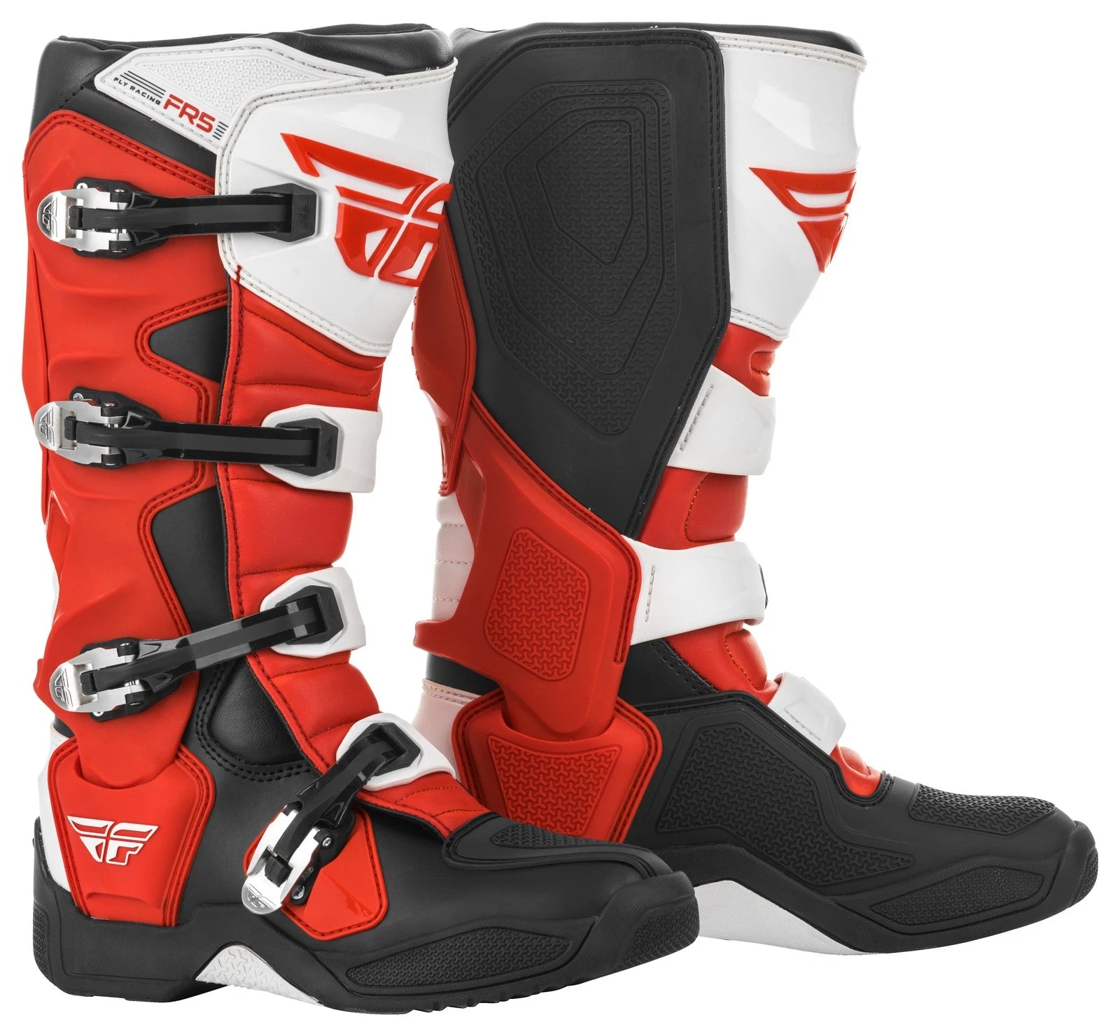 Fly Racing Fr5 Offroad Boots Us 10 Red/black/whit<wbr/>e For