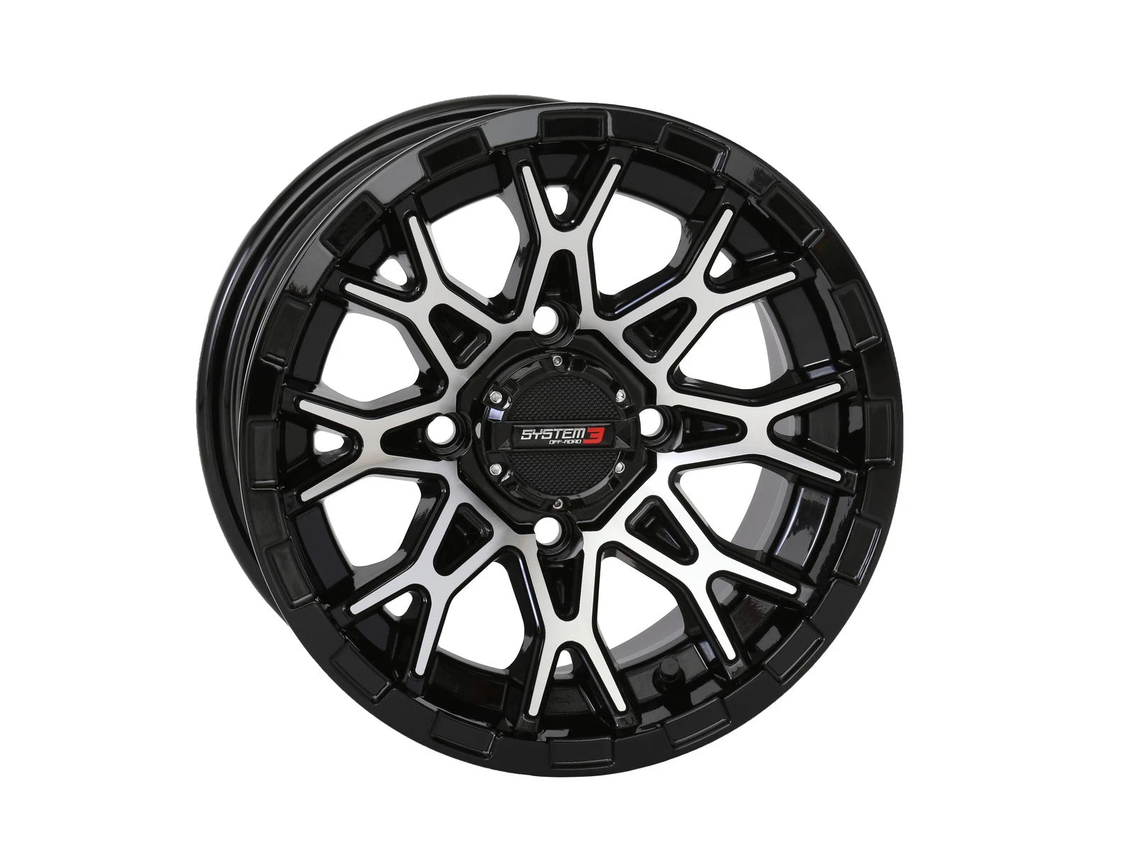 System 3 St6 Wheel 14x7 +10mm 4/137 Fit Atv/utv Models